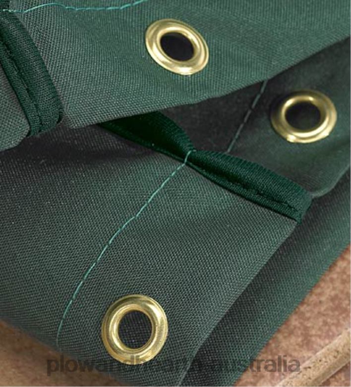 Plow & Hearth Classic Outdoor Furniture All-Weather Cover for X-Large Round Table & Chairs - Green P22BD1067 Yard & Garden