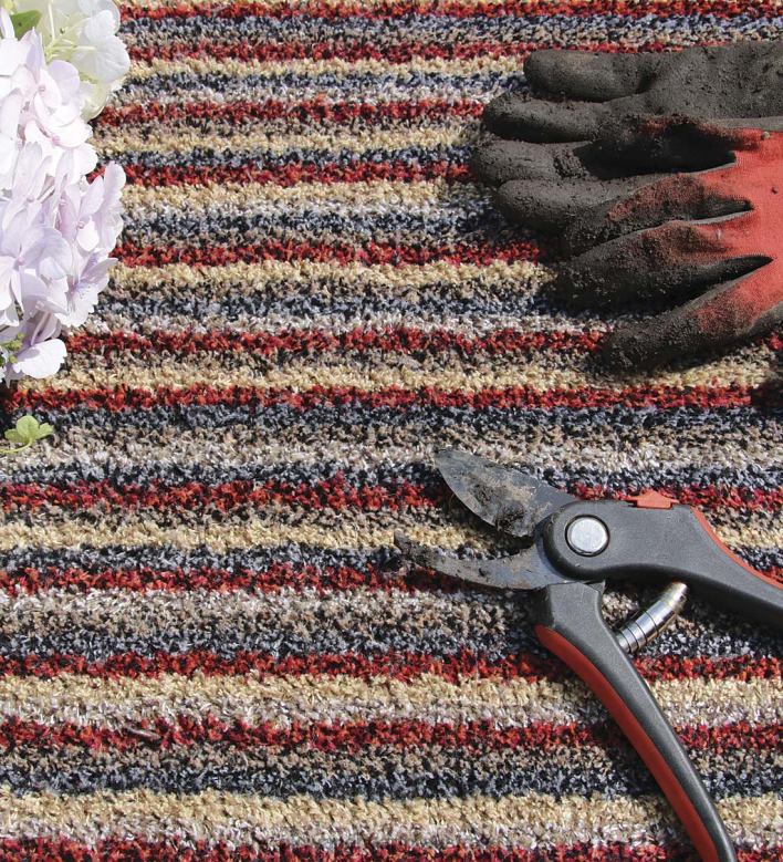 Plow & Hearth Cotton/Microfiber My Mat Dirt Trapping Mud Rug P22BD1018 Yard & Garden