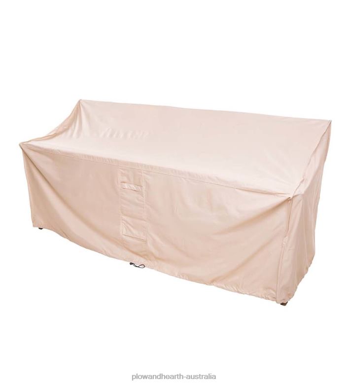 Plow & Hearth Deluxe Bench Cover - Tan P22BD1026 Yard & Garden