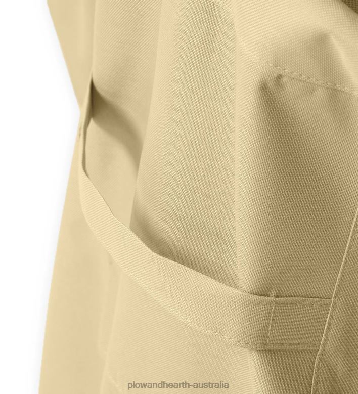 Plow & Hearth Deluxe Ottoman Cover - Tan P22BD1011 Yard & Garden