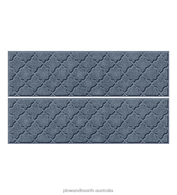 Plow & Hearth Geometric Stair Treads - Bluestone P22BD1032 Yard & Garden
