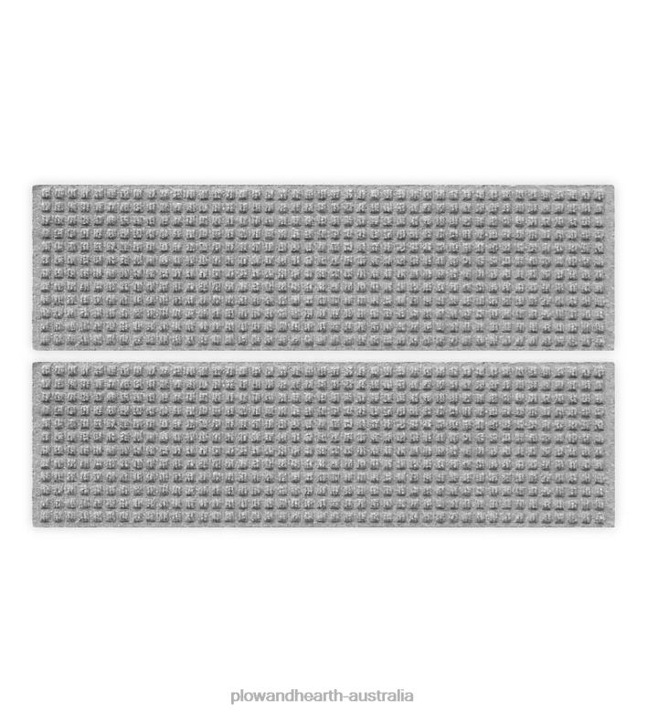 Plow & Hearth Waffle Stair Treads - Gray P22BD1042 Yard & Garden