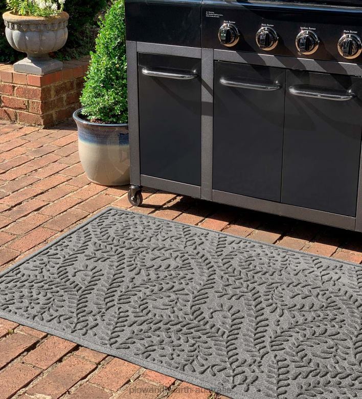 Plow & Hearth Waterhog Boxwood Grill Mat - Bordeaux P22BD1069 Yard & Garden