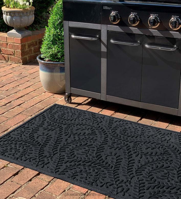 Plow & Hearth Waterhog Boxwood Grill Mat - Bordeaux P22BD1069 Yard & Garden