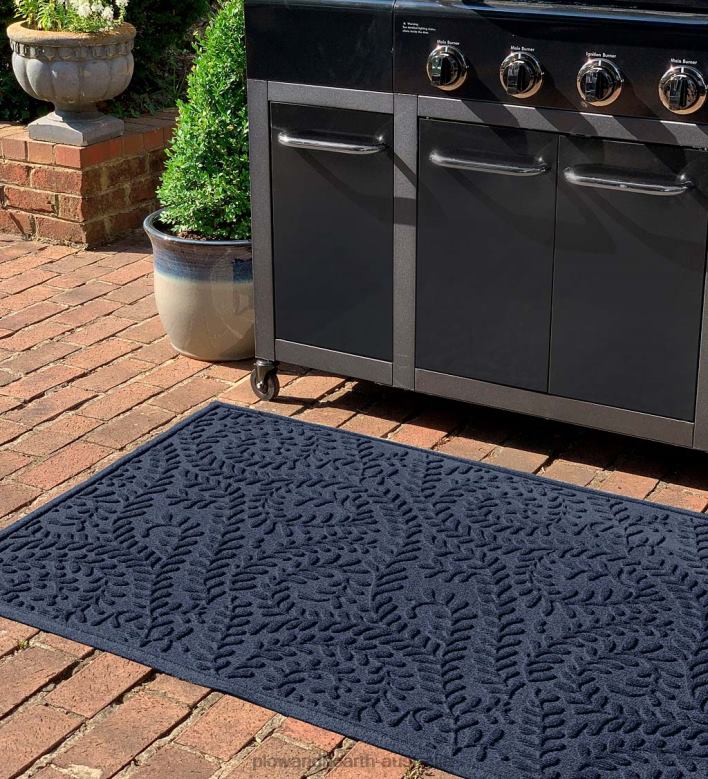 Plow & Hearth Waterhog Boxwood Grill Mat - Bordeaux P22BD1069 Yard & Garden