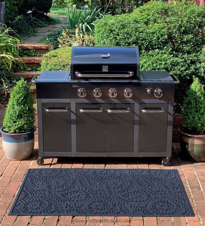 Plow & Hearth Waterhog Boxwood Grill Mat - Bordeaux P22BD1069 Yard & Garden
