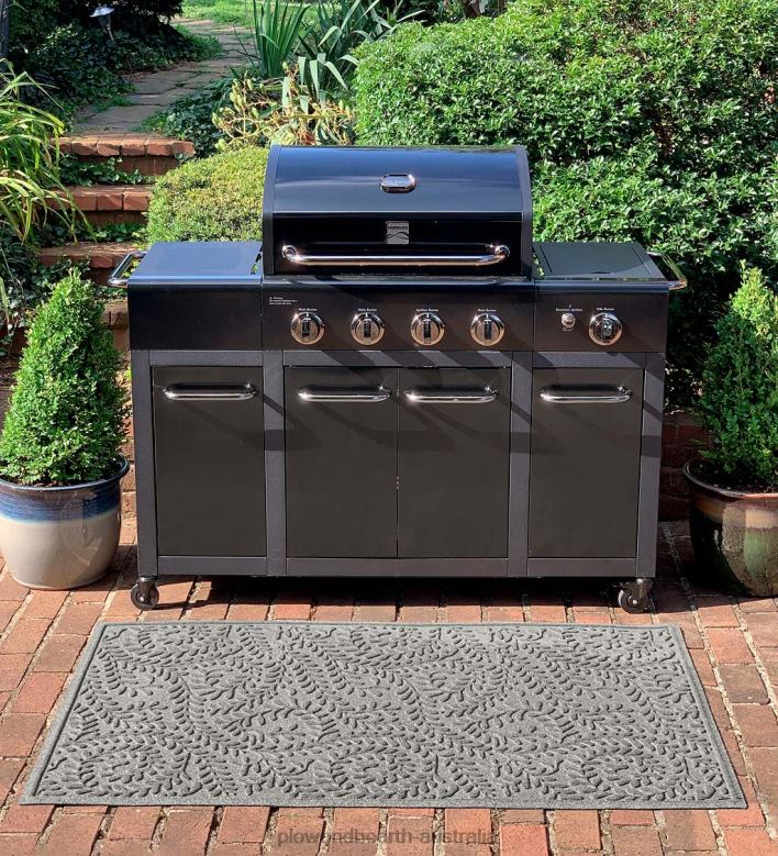 Plow & Hearth Waterhog Boxwood Grill Mat - Bordeaux P22BD1069 Yard & Garden