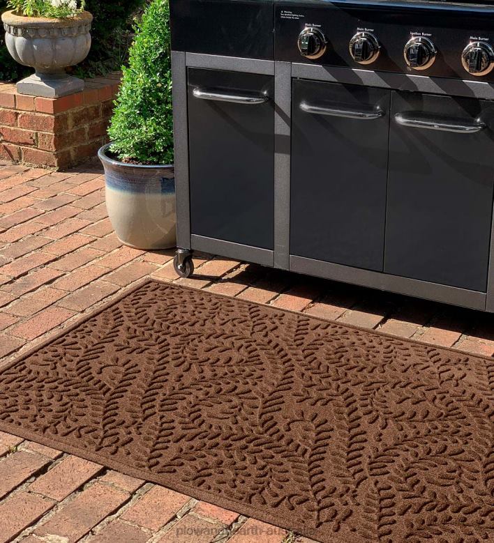 Plow & Hearth Waterhog Boxwood Grill Mat - Bordeaux P22BD1069 Yard & Garden