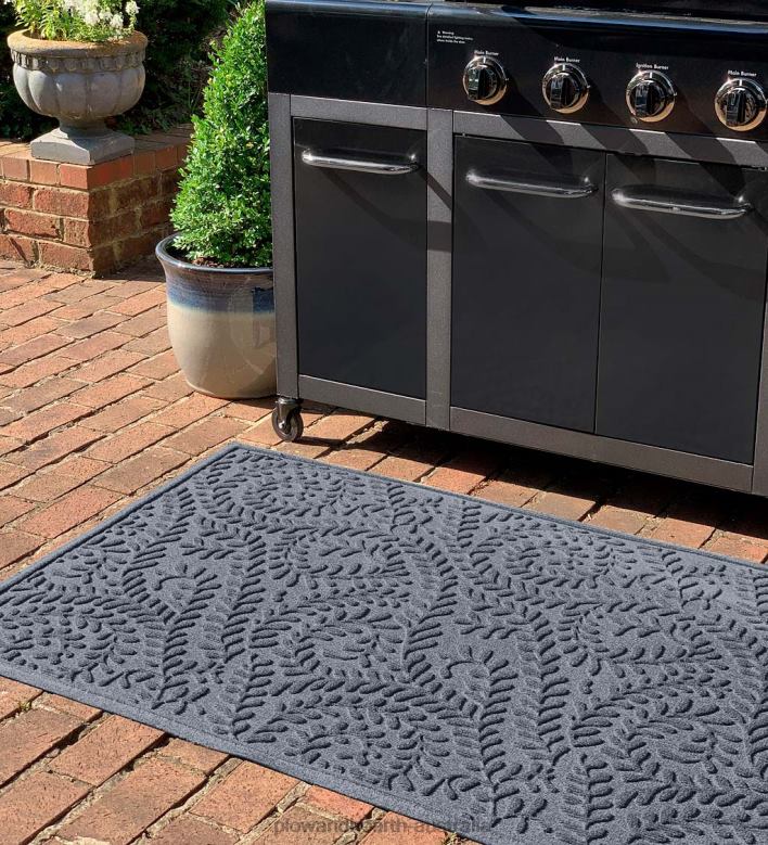 Plow & Hearth Waterhog Boxwood Grill Mat - Bordeaux P22BD1069 Yard & Garden