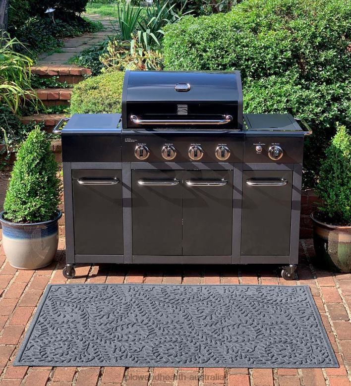 Plow & Hearth Waterhog Boxwood Grill Mat - Bordeaux P22BD1069 Yard & Garden