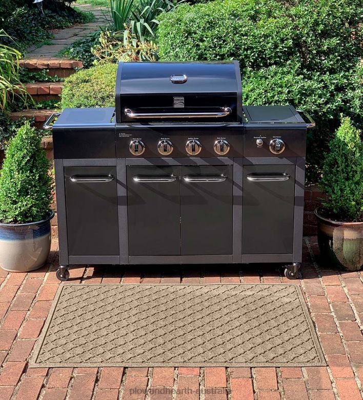 Plow & Hearth Waterhog Cordova Grill Mat - Bordeaux P22BD1061 Yard & Garden