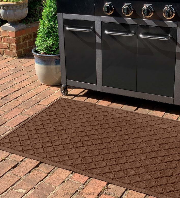 Plow & Hearth Waterhog Cordova Grill Mat - Bordeaux P22BD1061 Yard & Garden