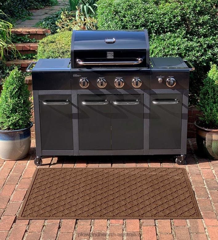 Plow & Hearth Waterhog Cordova Grill Mat - Bordeaux P22BD1061 Yard & Garden