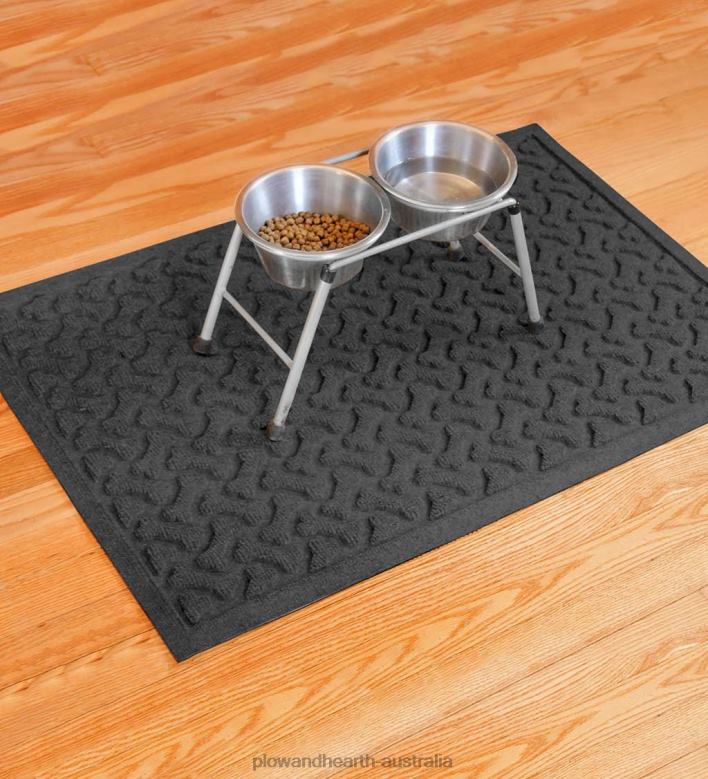 Plow & Hearth Waterhog Dog Bones Doormat P22BD1060 Yard & Garden