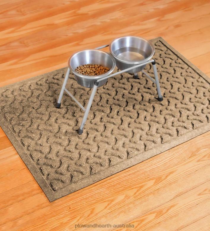 Plow & Hearth Waterhog Dog Bones Doormat P22BD1060 Yard & Garden