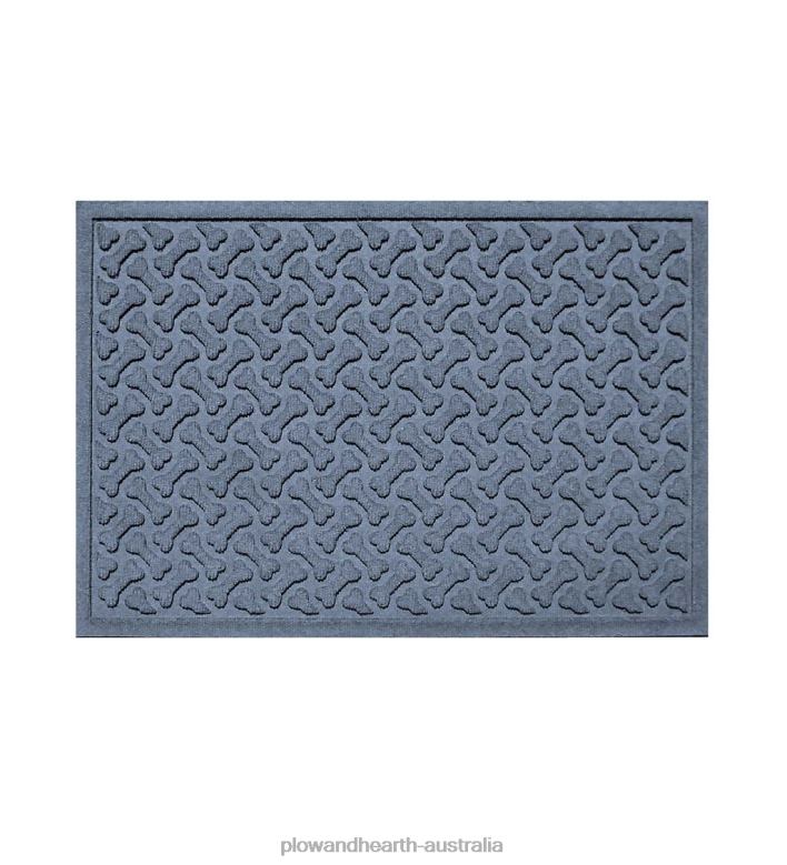 Plow & Hearth Waterhog Dog Bones Doormat P22BD1060 Yard & Garden
