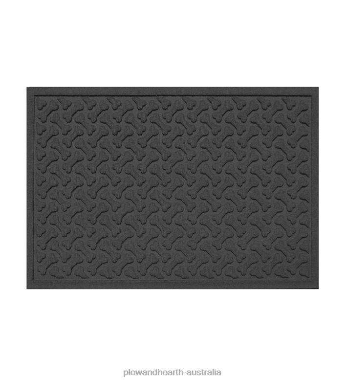 Plow & Hearth Waterhog Dog Bones Doormat P22BD1060 Yard & Garden