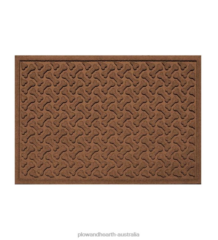 Plow & Hearth Waterhog Dog Bones Doormat P22BD1060 Yard & Garden