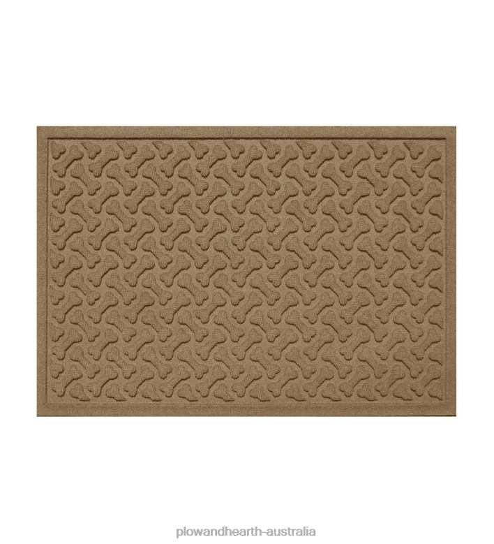 Plow & Hearth Waterhog Dog Bones Doormat P22BD1060 Yard & Garden