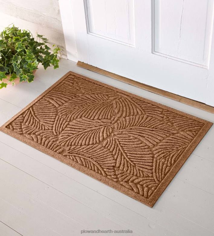 Plow & Hearth Waterhog Fern Doormat P22BD1055 Yard & Garden
