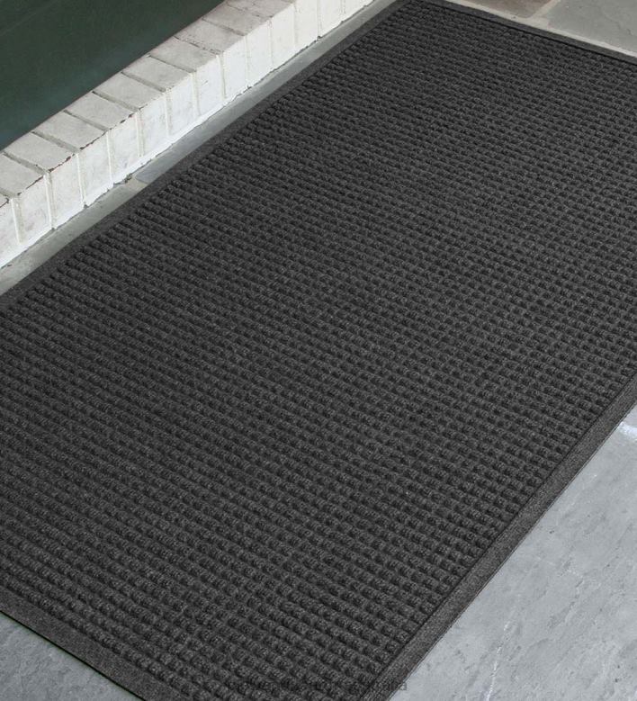 Plow & Hearth Waterhog Indoor/Outdoor Cubes Doormat P22BD1057 Yard & Garden