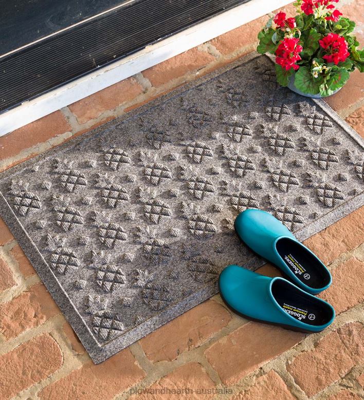 Plow & Hearth Waterhog Pineapple Doormat P22BD1062 Yard & Garden