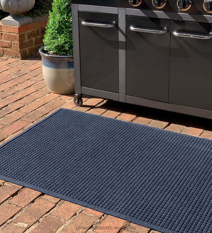 Plow & Hearth Waterhog Square Pattern Grill Mat - Bordeaux P22BD1065 Yard & Garden