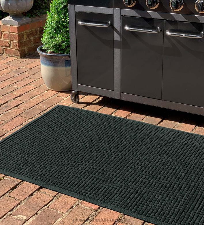 Plow & Hearth Waterhog Square Pattern Grill Mat - Bordeaux P22BD1065 Yard & Garden