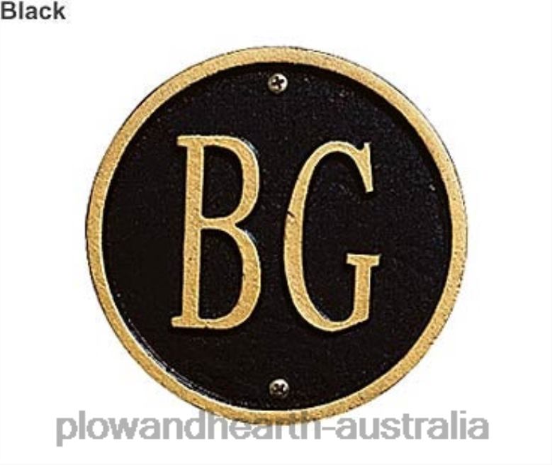 Plow & Hearth Adirondack Lawn Plaque - BLACK P22BD713 Yard & Garden