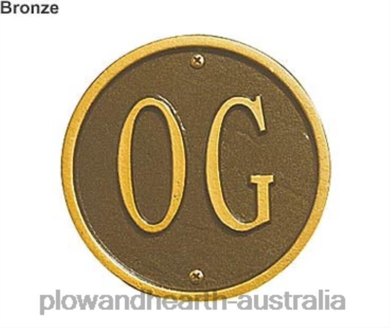 Plow & Hearth Mears Fretwork Wall And Lawn Plaques in Cast Aluminum P22BD709 Yard & Garden