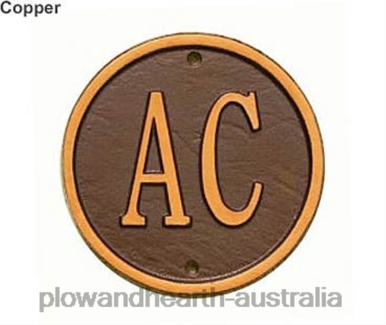 Plow & Hearth Mears Fretwork Wall And Lawn Plaques in Cast Aluminum P22BD709 Yard & Garden