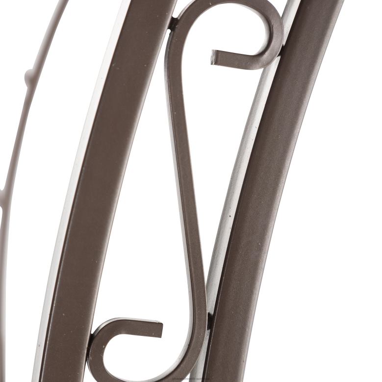 Plow & Hearth Metal Arched Birds and Leaves Garden Arbor with Gate P22BD653 Yard & Garden