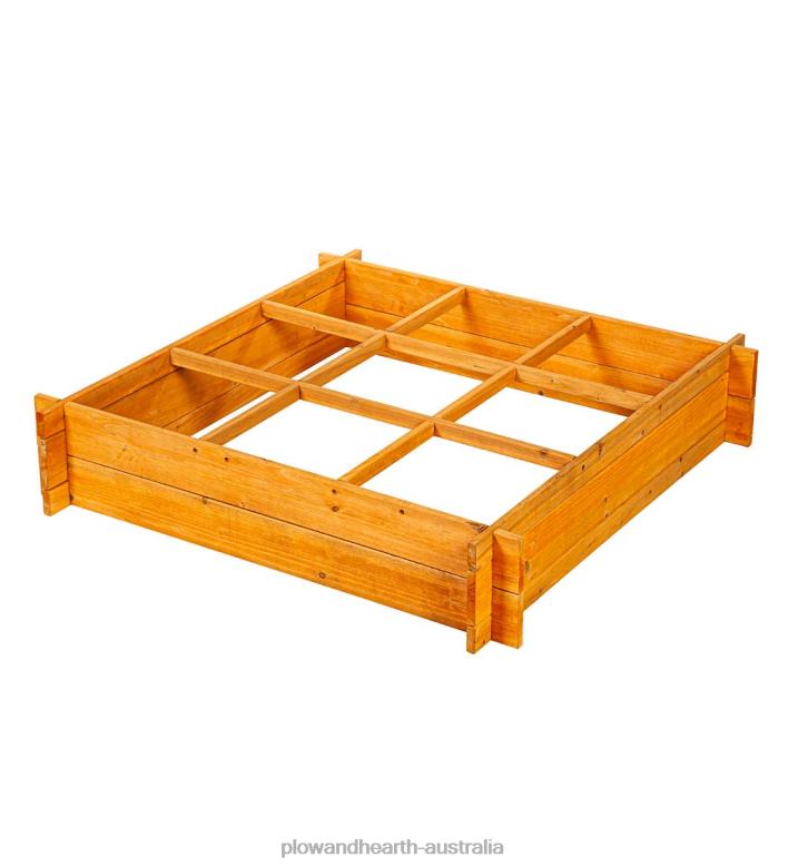 Plow & Hearth Wood Raised Garden Bed P22BD1000 Yard & Garden