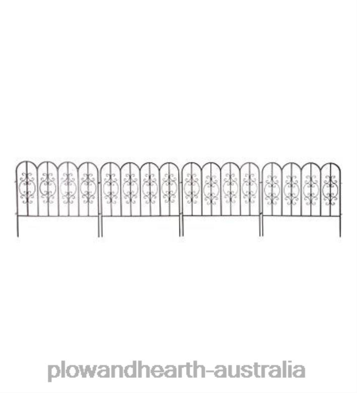 Plow & Hearth Montebello Iron Garden Fencing P22BD671 Yard & Garden