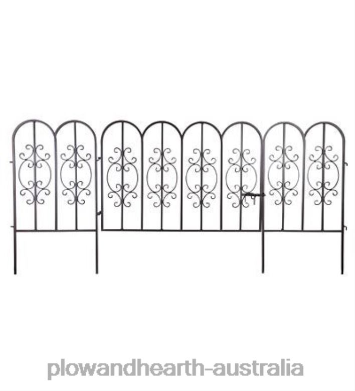 Plow & Hearth Montebello Iron Garden Fencing P22BD671 Yard & Garden