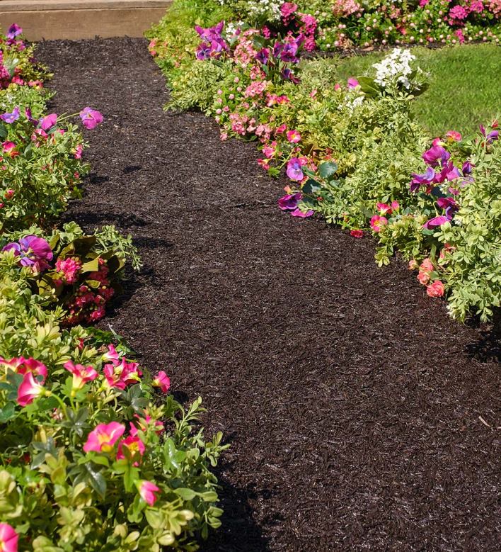 Plow & Hearth Permanent Mulch Recycled Rubber Pathway P22BD667 Yard & Garden