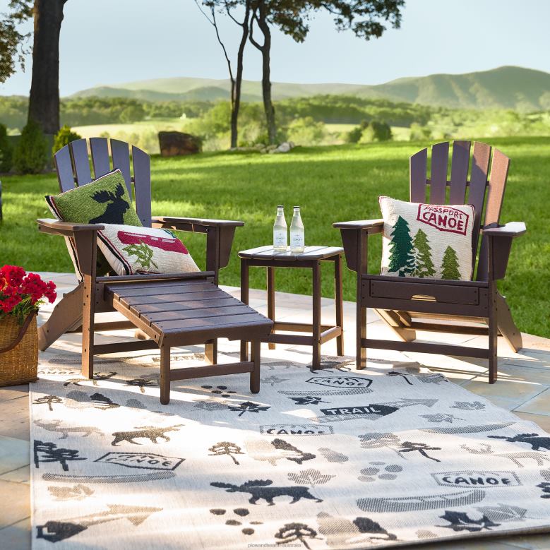 Plow & Hearth POLYWOOD Adirondack Furniture P22BD679 Yard & Garden