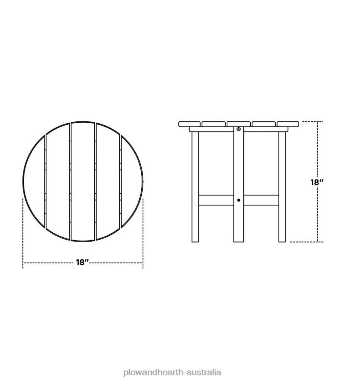 Plow & Hearth Poly-Wood Adirondack Furniture P22BD677 Yard & Garden