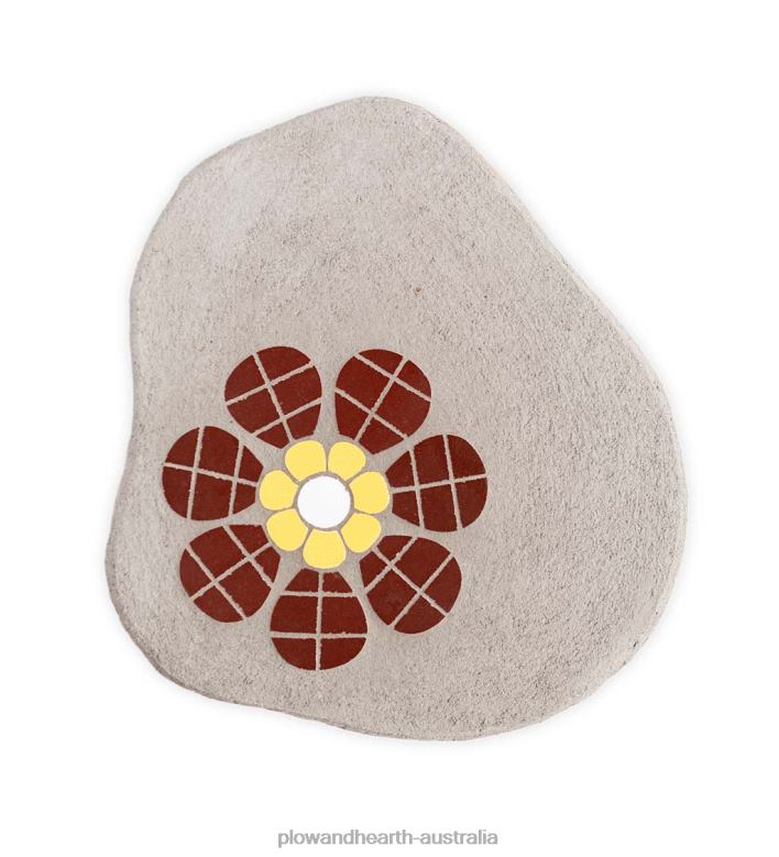 Plow & Hearth Mosaic Stepping Stone - Yellow P22BD691 Yard & Garden