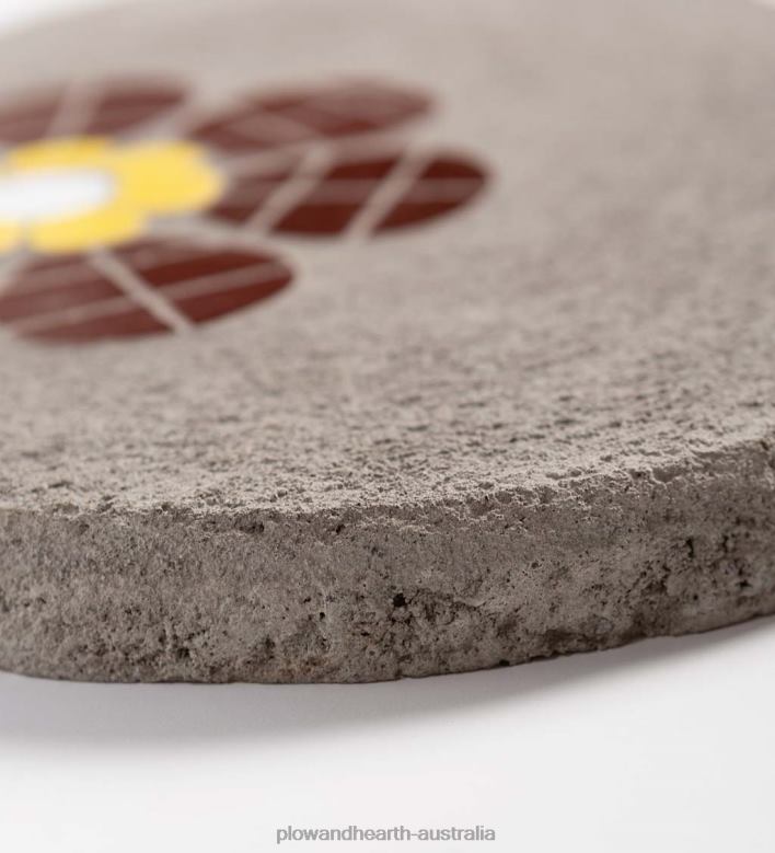 Plow & Hearth Mosaic Stepping Stone - Yellow P22BD691 Yard & Garden